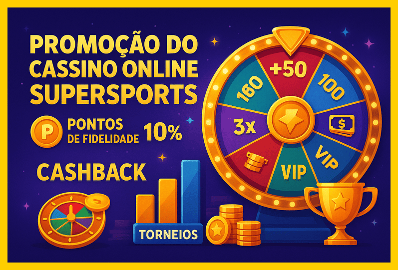 O bônus promocional SUPERSPORTS é uma ótima maneira de começar sua aventura