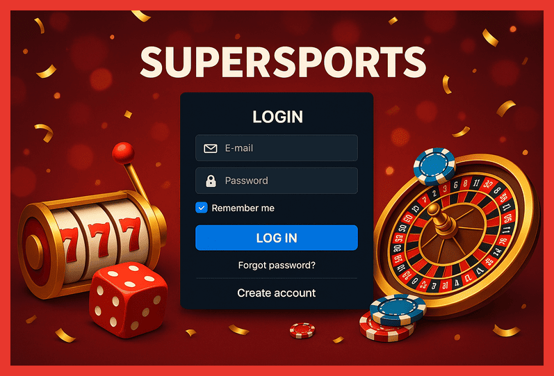 Não Perca tempo, o rRgistro na site SUPERSPORTS